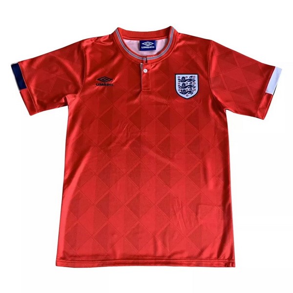 Authentic Camiseta Inglaterra 2ª Retro 1989 Rojo